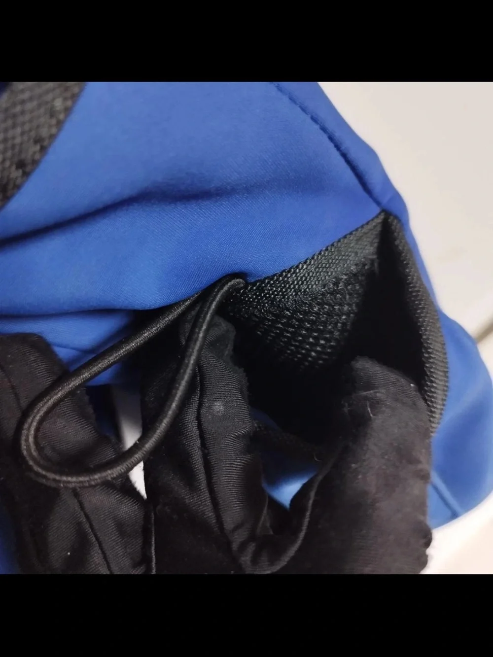 Miu Miu Cobalt Blue Messenger Bag with Black Trim